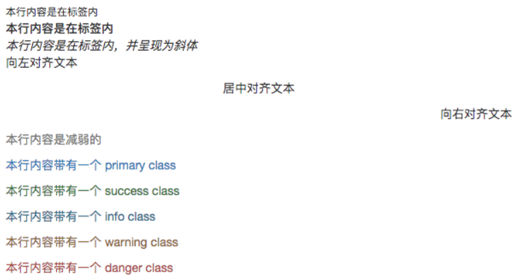 Bootstrap 排版 Bootstrap 排版